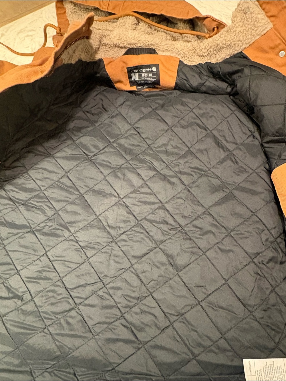 Carhartt Hooded Duck Canvas Field Coat in Brown - Picture 3 of 3